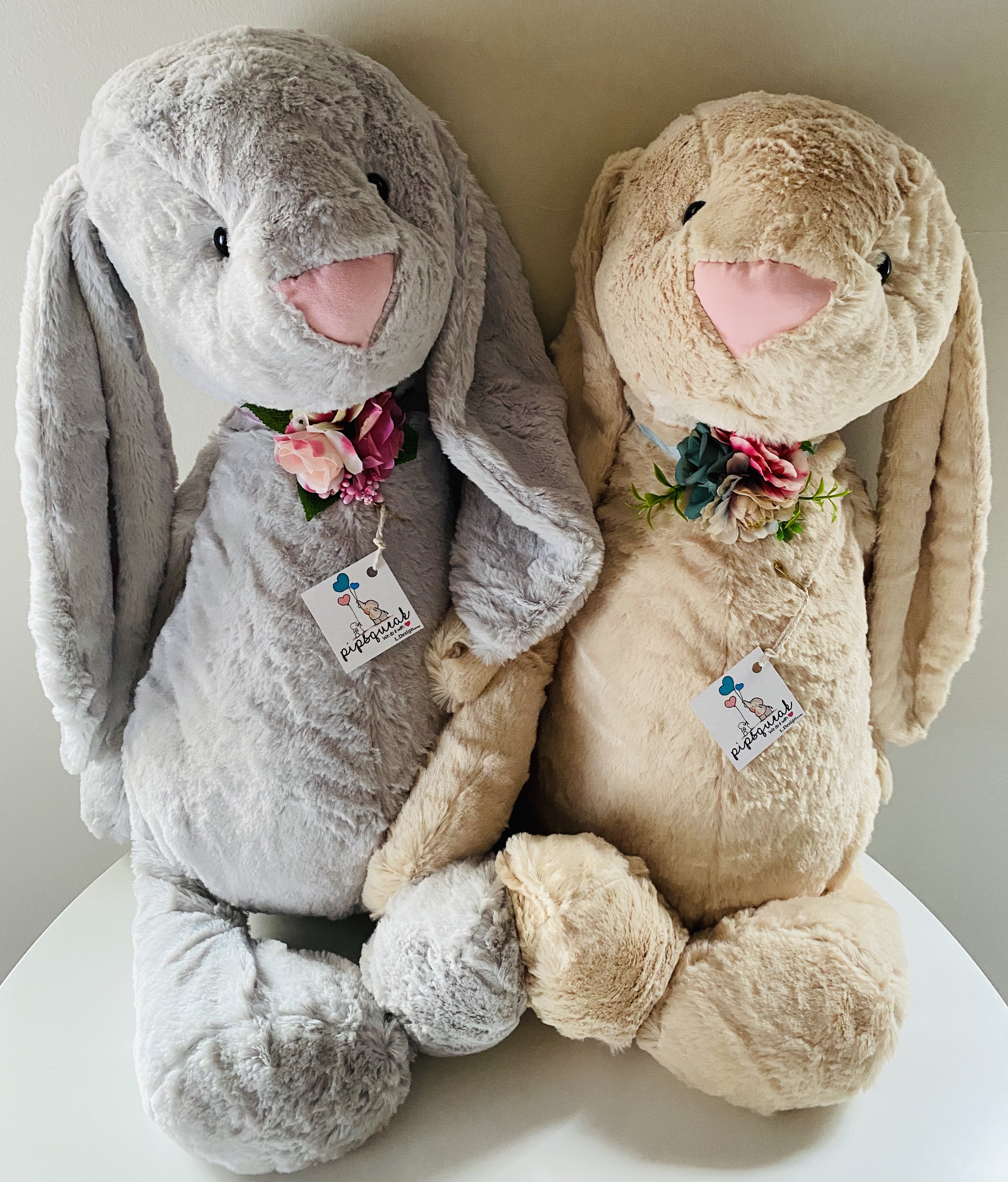 bunny-large-60cm-grey